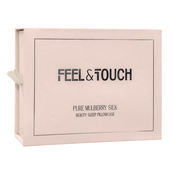 Μεταξωτή Μαξιλαροθήκη Φάκελος (50x70) Feel & Touch Beauty Sleep Champagne