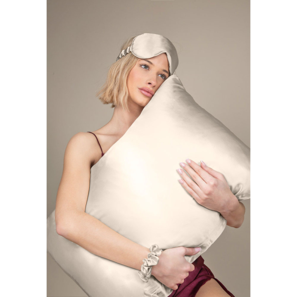 Μεταξωτή Μαξιλαροθήκη Φάκελος (50x70) Feel & Touch Beauty Sleep Champagne