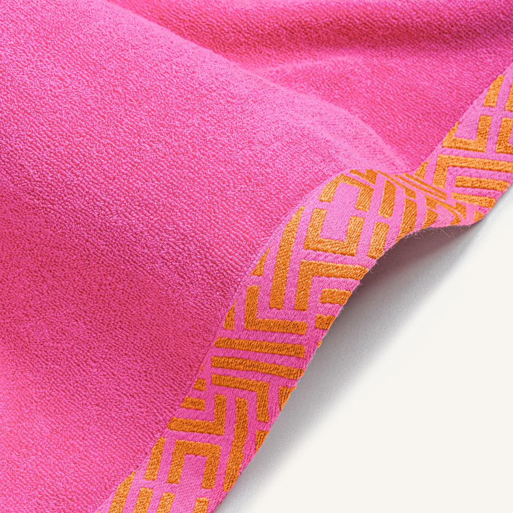 Πετσέτα Θαλάσσης (90X180) Feel Touch Sunny Fuchsia Home Πετσέτες Ενηλίκων Spitishop