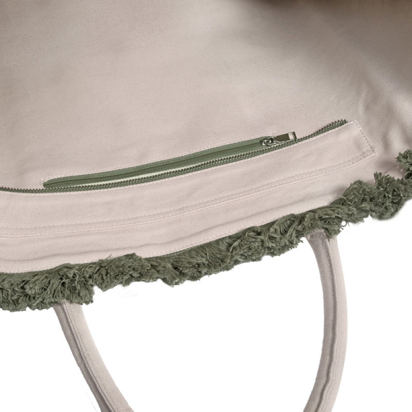 Τσάντα Θαλάσσης (40x20x35) Feel & Touch Caribbean Khaki/Ammos