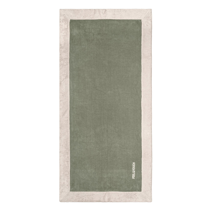 Πετσέτα Θαλάσσης (80x170) Feel & Touch Caribbean Khaki