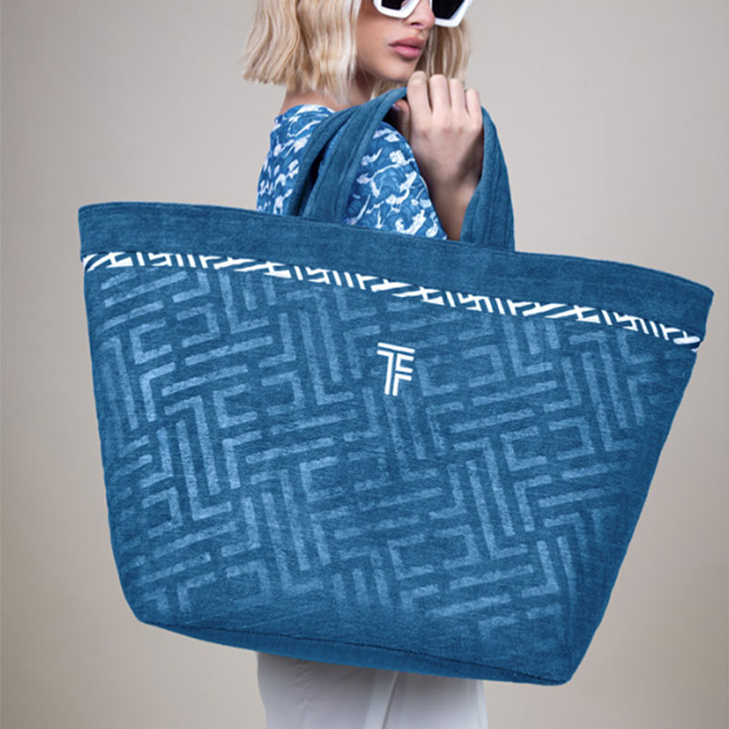 Τσάντα Θαλάσσης (68x40x40) Feel & Touch Icon Ocean Blue