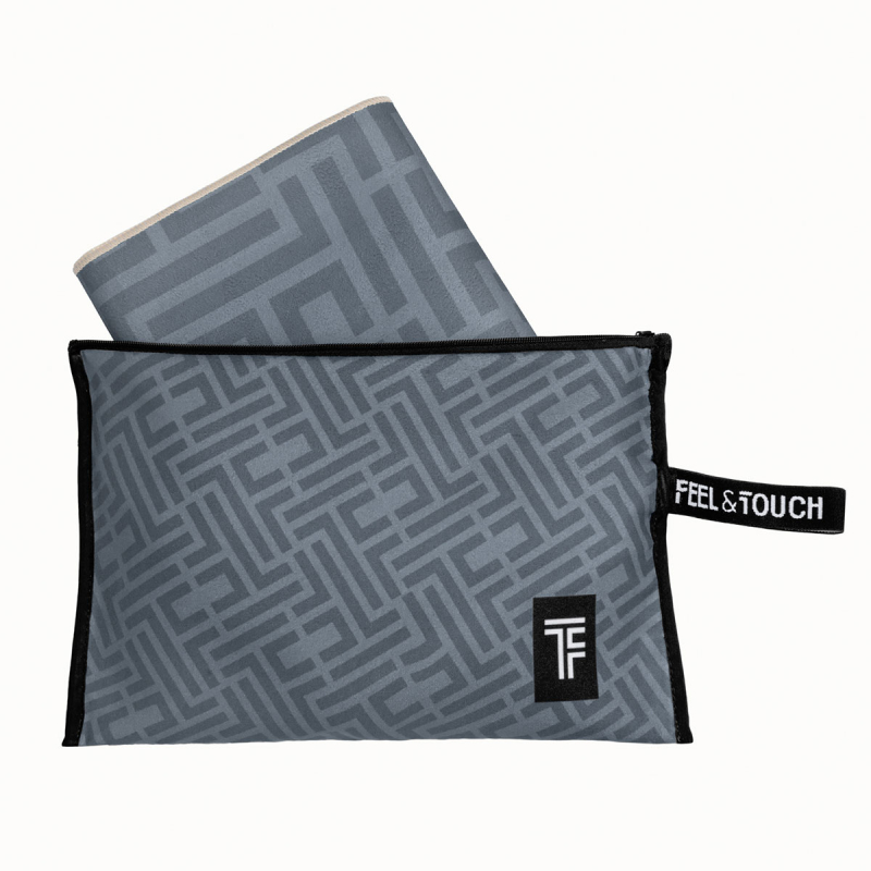 Πετσέτα Θαλάσσης 2 Όψεων + Νεσεσέρ Παραλίας (2τμχ) Feel & Touch Motivo 06