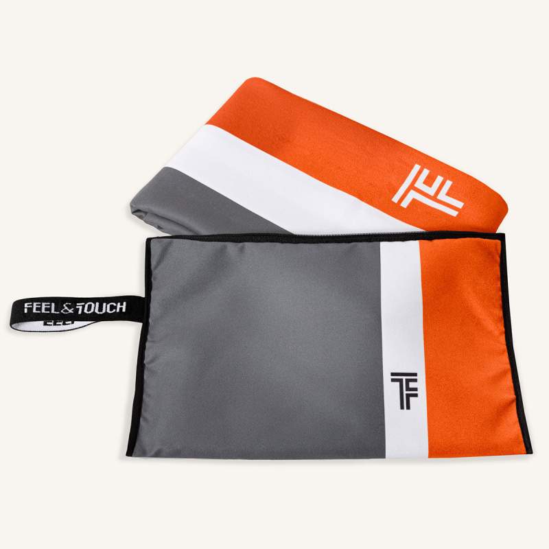 Πετσέτα Θαλάσσης 2 Όψεων + Νεσεσέρ Παραλίας (2τμχ) Feel & Touch Med 08