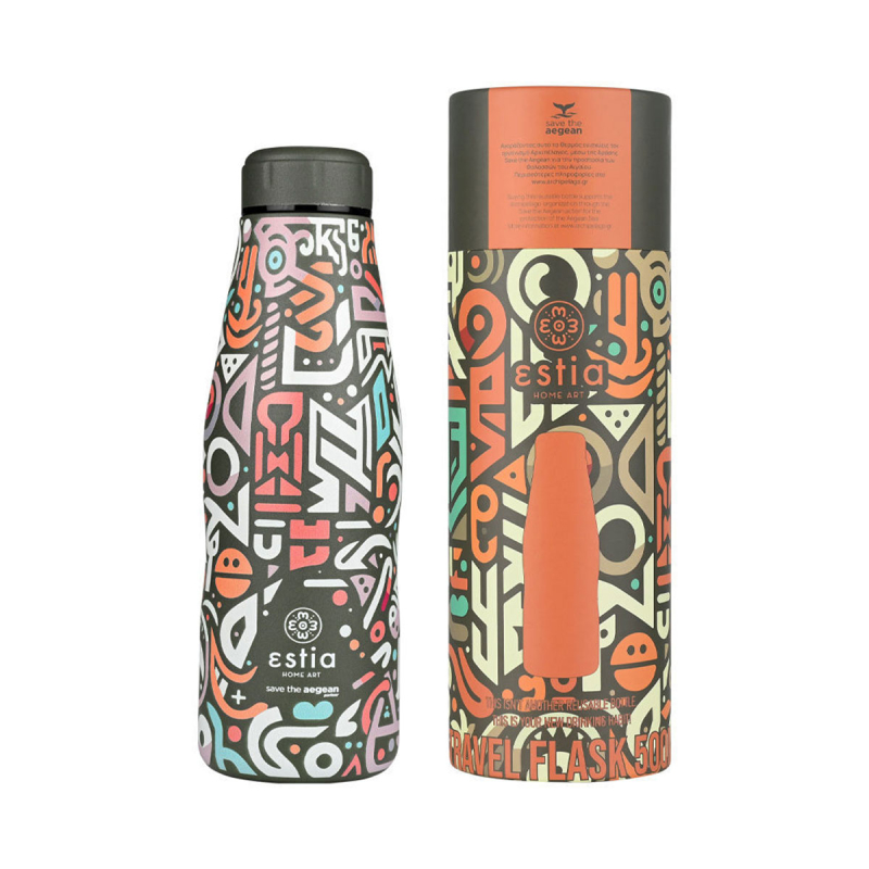 Μπουκάλι Θερμός 500ml Estia Save The Aegean Geovivid 01-22082