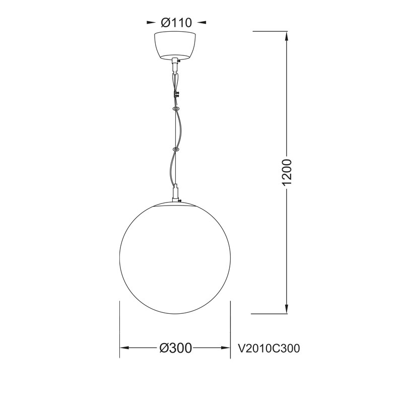 Φωτιστικό Οροφής Μονόφωτο Aca Luna V2010C300W White Home Φωτιστικά Spitishop