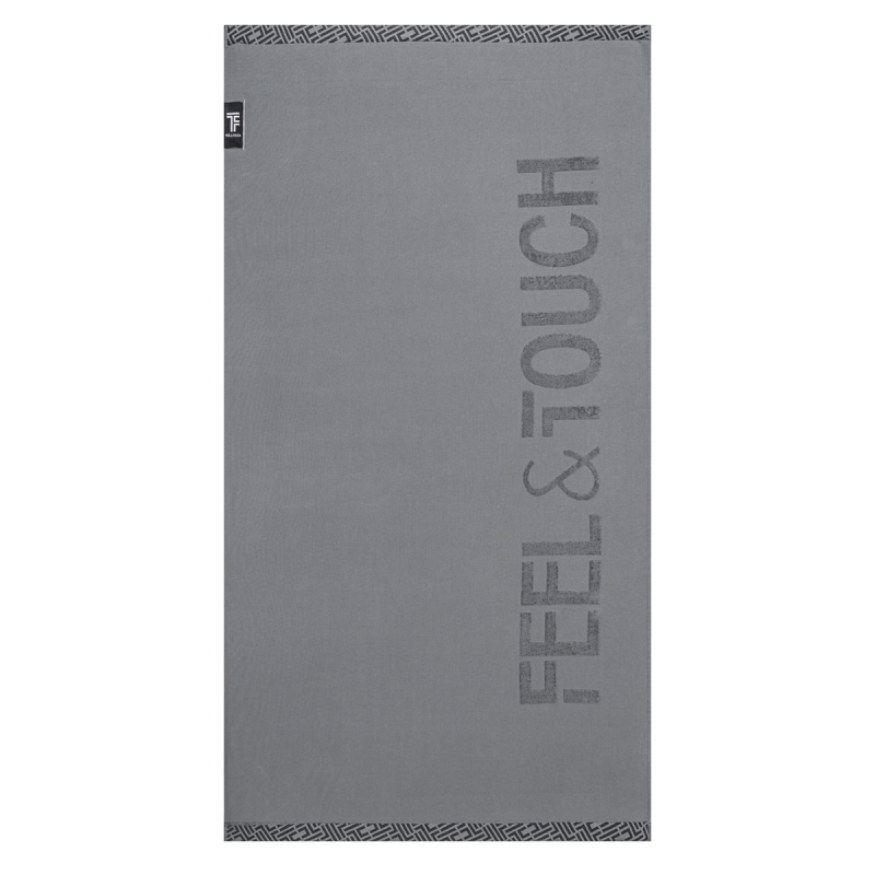 Πετσέτα Θαλάσσης (90x180) Feel & Touch Sunny Anthracite