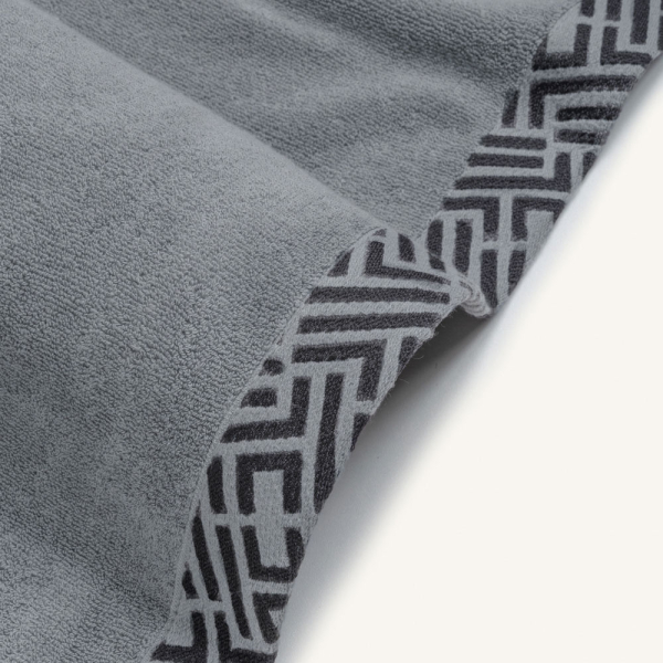 Πετσέτα Θαλάσσης (90x180) Feel & Touch Sunny Anthracite
