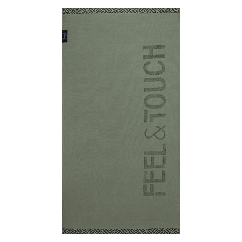 Πετσέτα Θαλάσσης (90x180) Feel & Touch Sunny Khaki