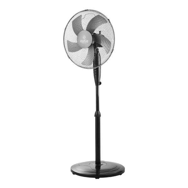 Ανεμιστήρας Δαπέδου Με Ορθοστάτη 50W Estia Aeropulse Black 06-21504