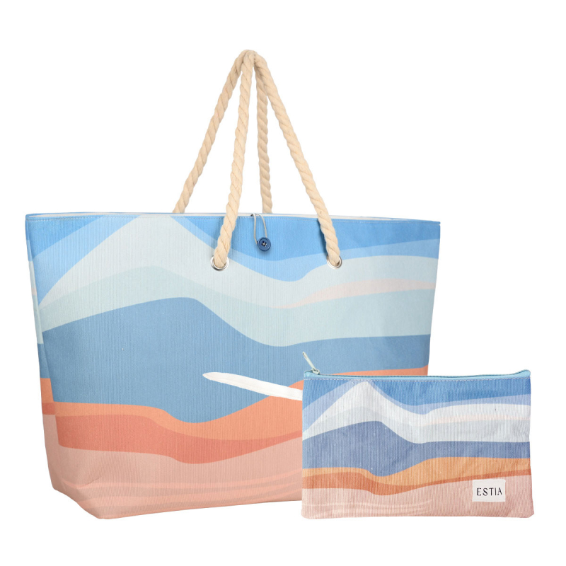 Τσάντα Θαλάσσης (63x20x36) & Νεσεσέρ Estia Save The Aegean Serene Shores 00-30438