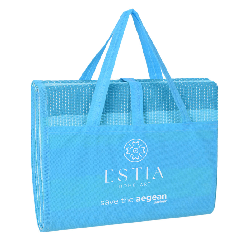 Ψάθα Παραλίας Γίγας Πλαστική (180x180) Estia Save The Aegean Tranquil Tides 00-30629