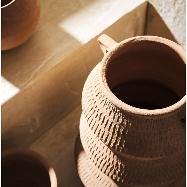 Διακοσμητικό Βάζο (Φ15x25) Gofis Home Ozma 162