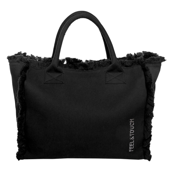 Τσάντα Θαλάσσης (40x20x35) Feel & Touch Caribbean Black