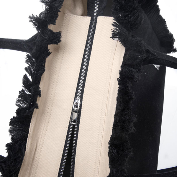 Τσάντα Θαλάσσης (40x20x35) Feel & Touch Caribbean Black