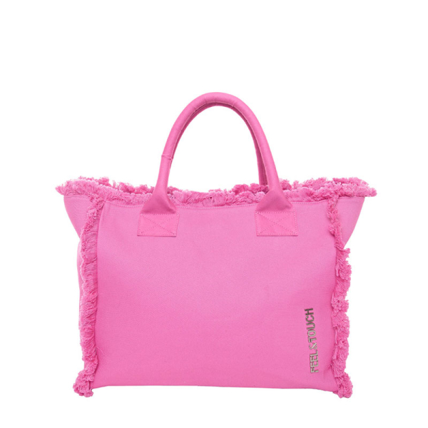 Τσάντα Θαλάσσης (40x20x35) Feel & Touch Caribbean Pink