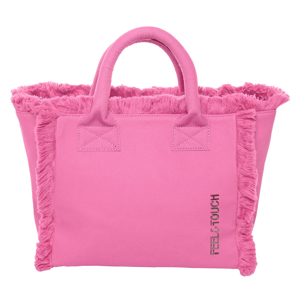 Τσάντα Θαλάσσης (26x16x24) Feel & Touch Caribbean Pink φωτογραφία