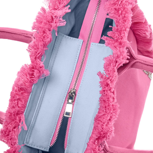 Τσάντα Θαλάσσης (26x16x24) Feel & Touch Caribbean Pink