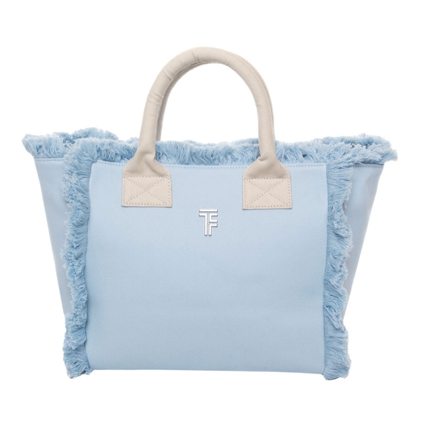 Τσάντα Θαλάσσης (26x16x24) Feel & Touch Caribbean Ciel/Ammos