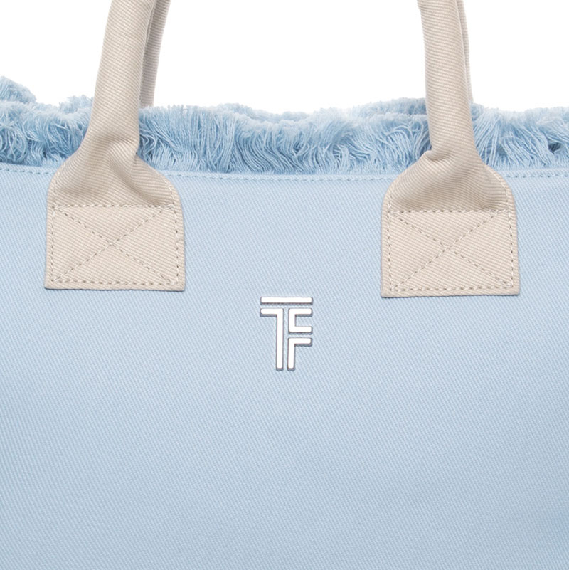Τσάντα Θαλάσσης (26X16X24) Feel Touch Caribbean Ciel Ammos Home Τσάντες Spitishop