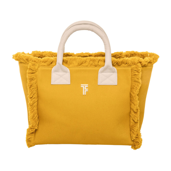 Τσάντα Θαλάσσης (26x16x24) Feel & Touch Caribbean Mustard/Ammos