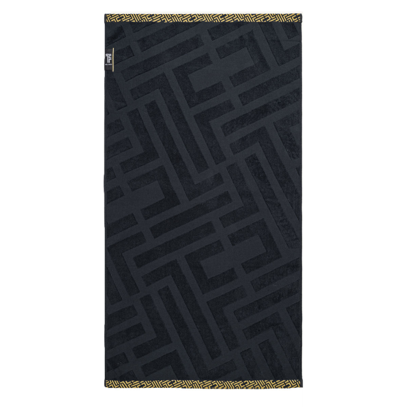 Πετσέτα Θαλάσσης (90x190) Feel & Touch Fresh Black