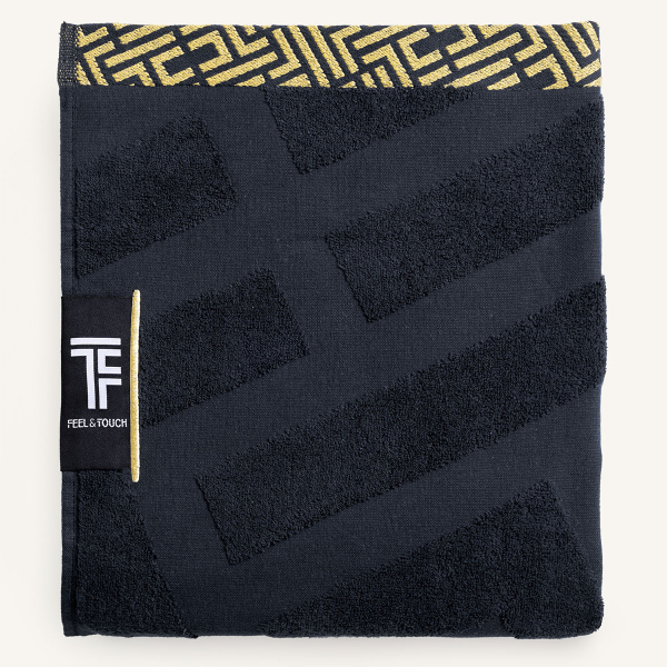 Πετσέτα Θαλάσσης (90x190) Feel & Touch Fresh Black