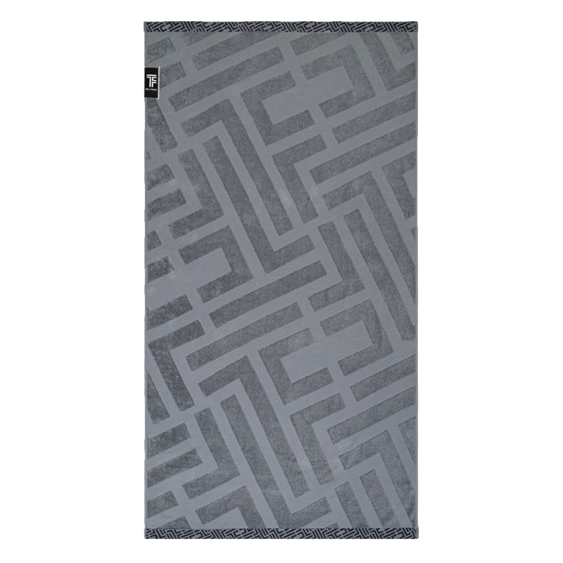 Πετσέτα Θαλάσσης (90x190) Feel & Touch Fresh Anthracite