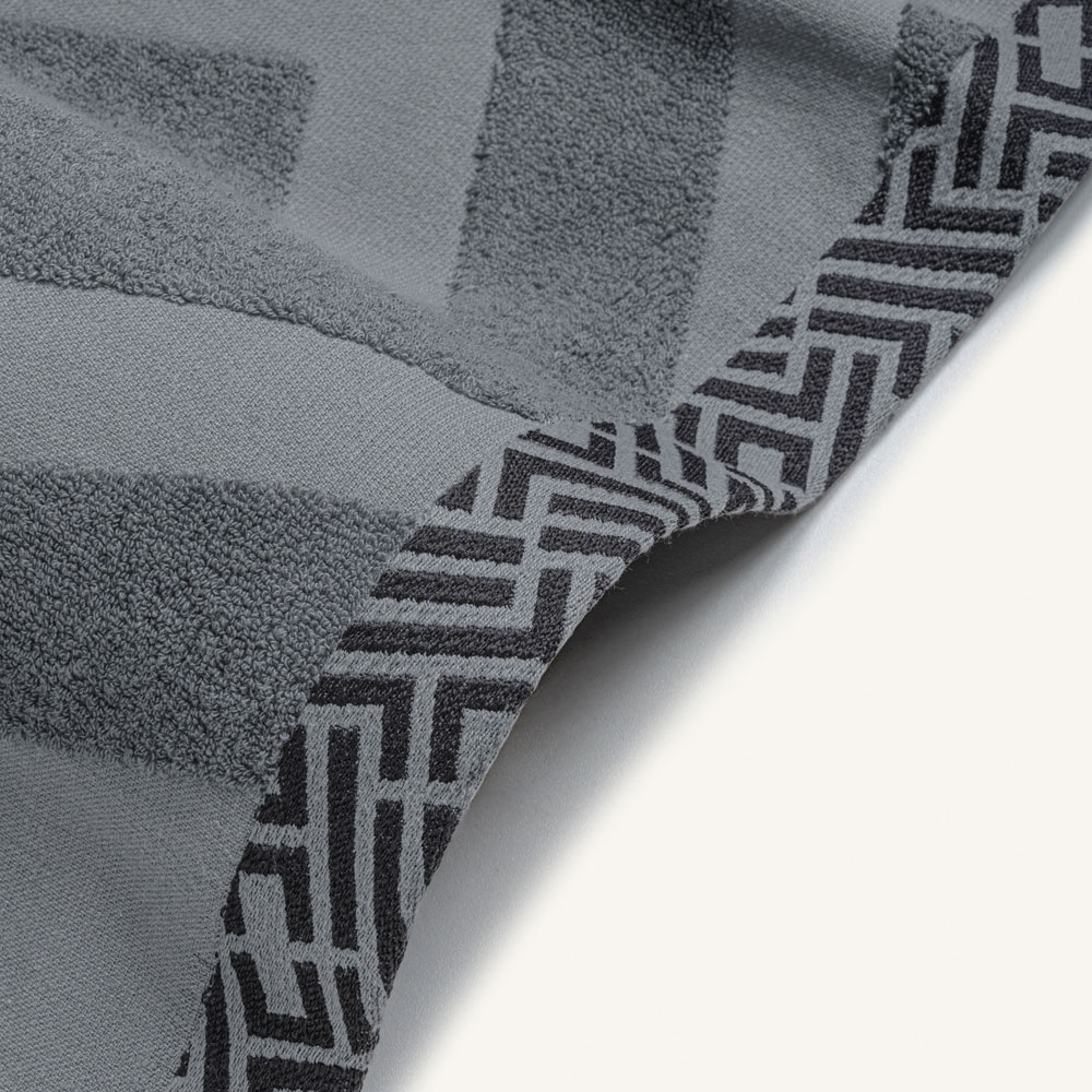 Πετσέτα Θαλάσσης (90X190) Feel Touch Fresh Anthracite Home Πετσέτες Ενηλίκων Spitishop