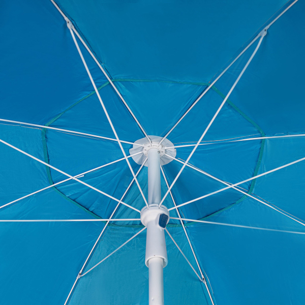 Σπαστή Ομπρέλα Θαλάσσης (Φ175) Με Προστασία UPF 50+ Campo Ascot 220 Sky Blue 6004151