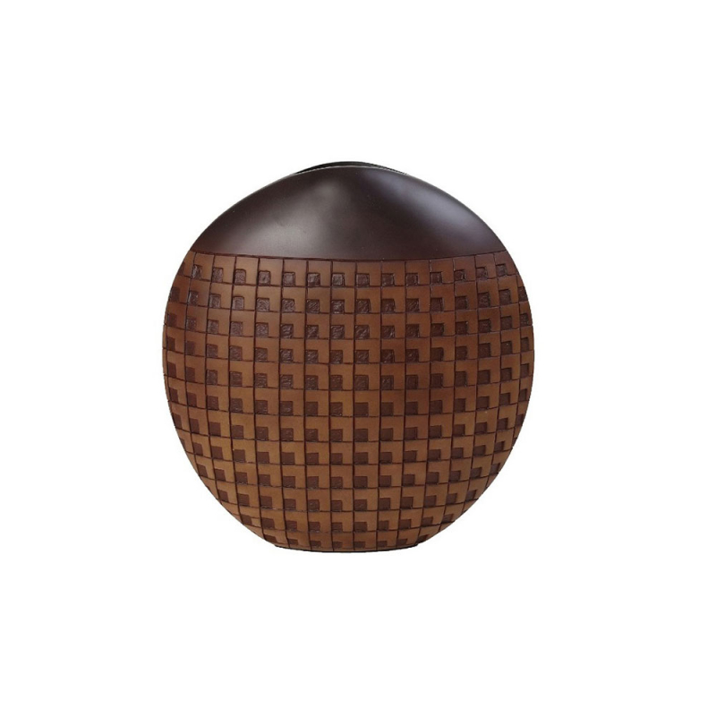 Διακοσμητικό Βάζο (26x10x28) Espiel Καφέ FIK376