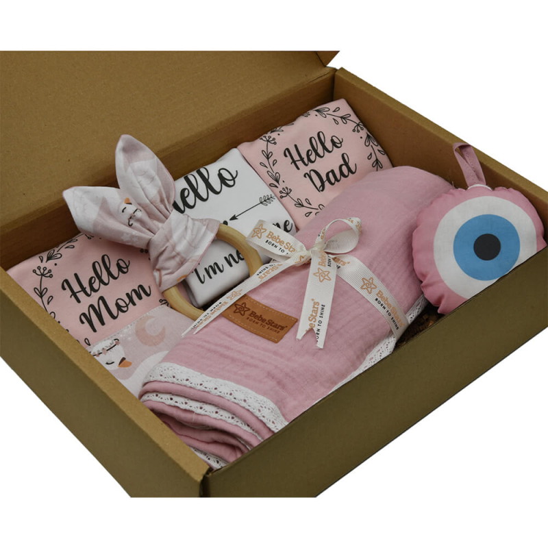 Σετ Μαιευτηρίου για Νεογέννητο (7τμχ) Bebe Stars Swan 216-314