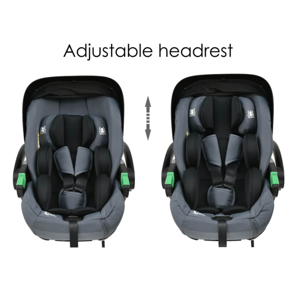 Κάθισμα Αυτοκινήτου (40-87εκ. Ύψος) Bebe Stars Baby i-Size Grey 004-188