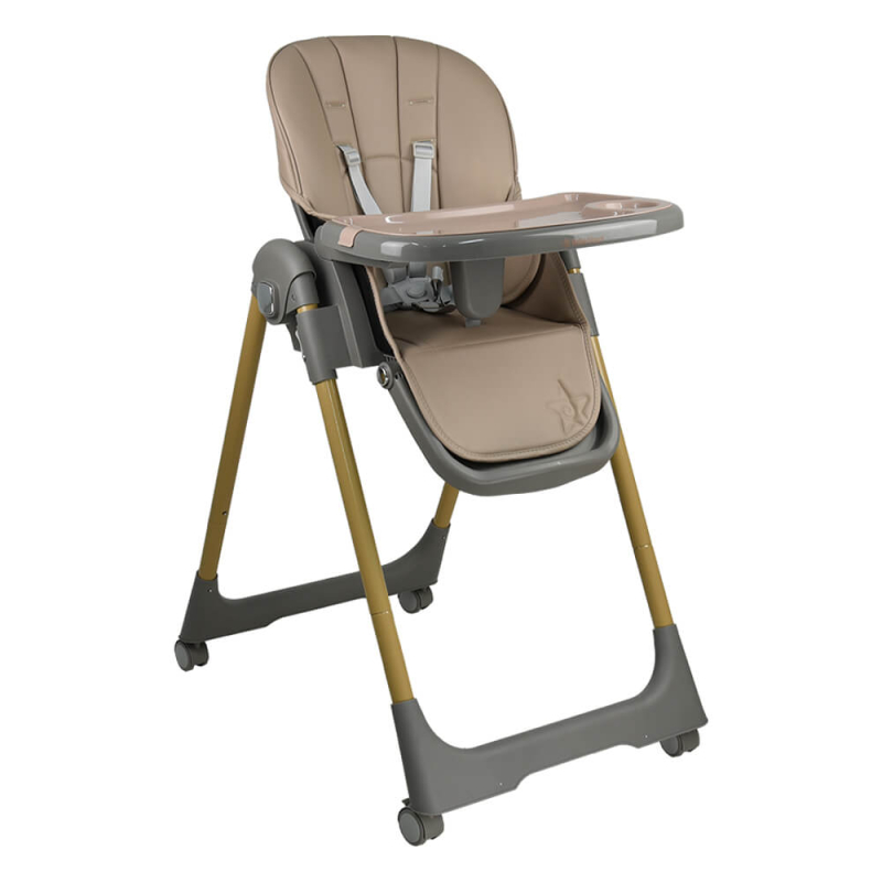 Καρεκλάκι Φαγητού Αναδιπλούμενο (6+ Μηνών/Έως 15kg) Bebe Stars Milk Beige 866-182