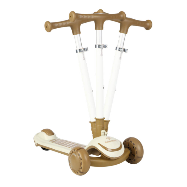 Παιδικό Πατίνι Τρίτροχο (3+ Ετών) Bebe Stars Xride Beige 670-182