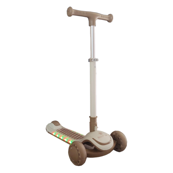 Παιδικό Πατίνι Τρίτροχο (3+ Ετών) Bebe Stars Xride Beige 670-182