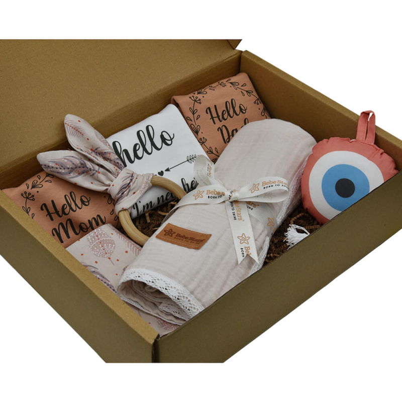 Σετ Μαιευτηρίου για Νεογέννητο (7τμχ) Bebe Stars Boho 216-313