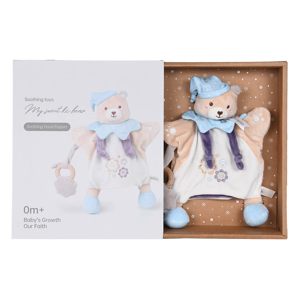 Πανάκι Παρηγοριάς + Μασητικό Bebe Stars Teddy Flower 60-109 Home Παιχνίδια Πανάκια Spitishop