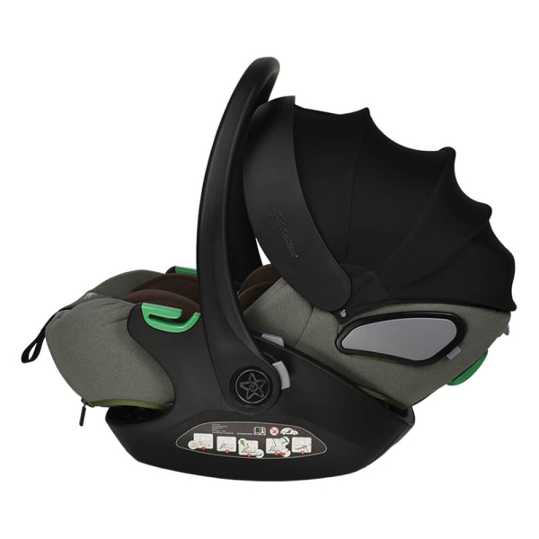 Κάθισμα Αυτοκινήτου (40-87εκ. Ύψος) Bebe Stars Baby i-Size Olive 004-189
