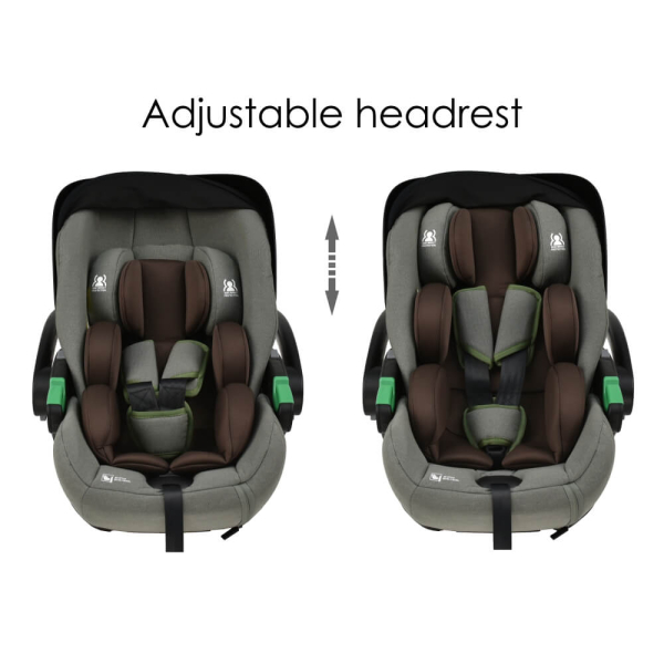 Κάθισμα Αυτοκινήτου (40-87εκ. Ύψος) Bebe Stars Baby i-Size Olive 004-189