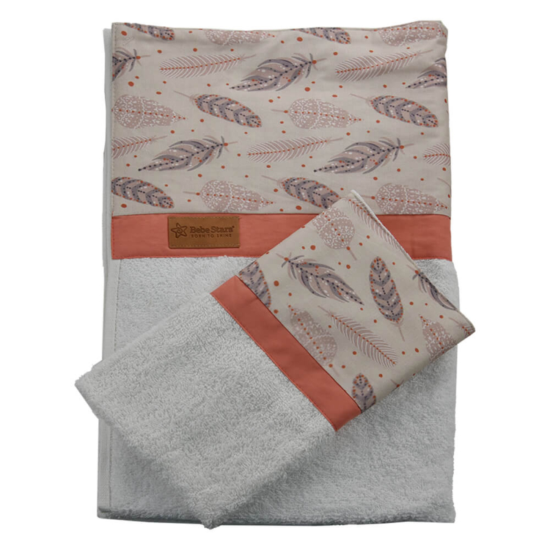 Παιδικές Πετσέτες (Σετ 2τμχ) Bebe Stars Boho 3135