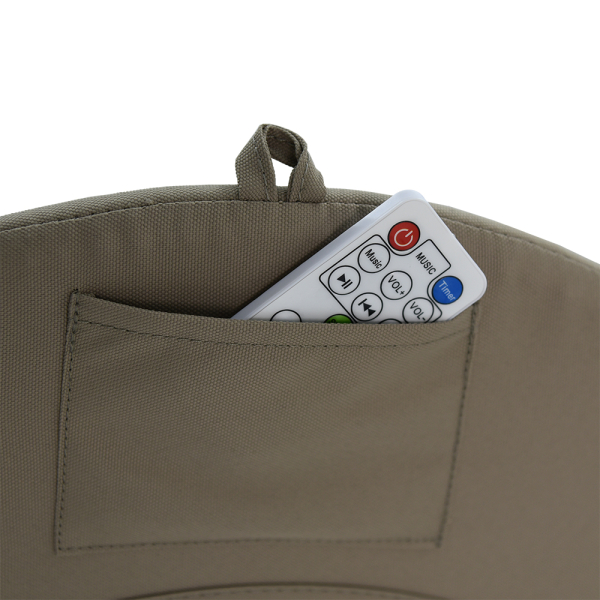 Ηλεκτρικό Ρηλάξ Με Μουσική (0+ Μηνών/Έως 9kg) Bebe Stars Snuggle Natural Beige 256-182