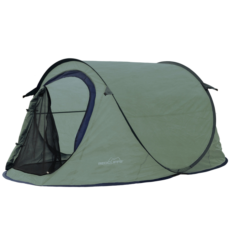 Αυτόματη Σκηνή Camping Τούνελ 2 Ατόμων Καλοκαιρινή (220x120x95) K-M X92000450