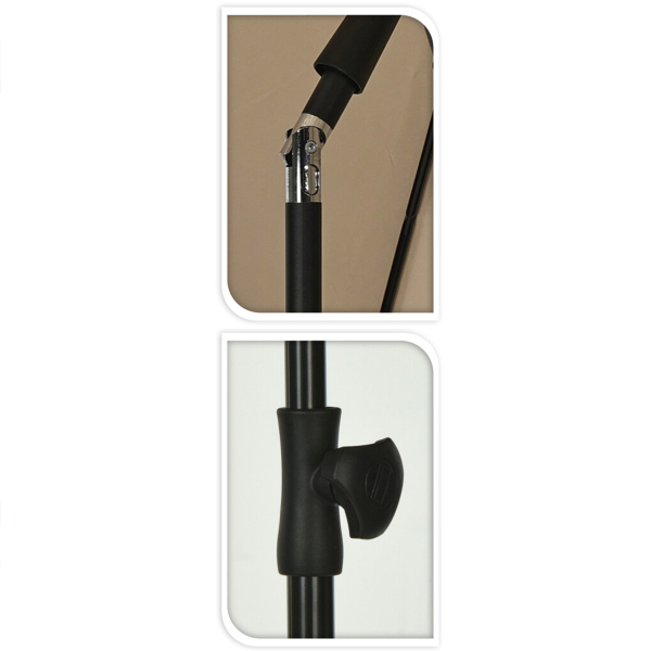 Ορθογώνια Ομπρέλα Κήπου (125x200) K-M X12000020