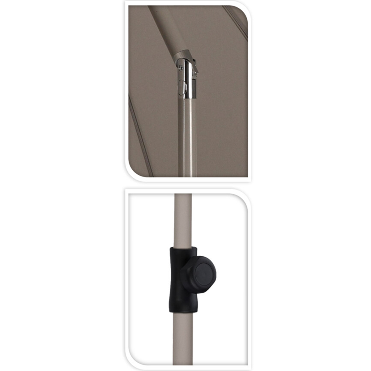 Στρογγυλή Ομπρέλα Κήπου (Φ220) K-M X11000920 Home Κήπος Έπιπλα & Εξωτερικού Χώρου Ομπρέλες Σκίαστρα Spitishop