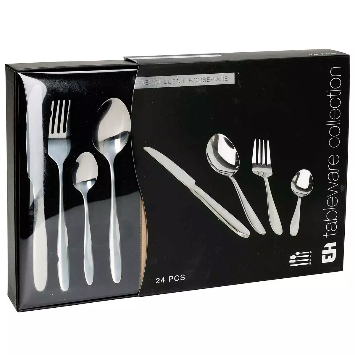 Μαχαιροπίρουνα (Σετ 24Τμχ) K-M Cc4100960 Home Είδη Σερβιρίσματος Spitishop