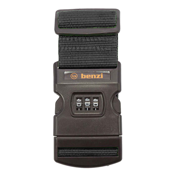 Ιμάντας Βαλίτσας 180εκ. Benzi 5837 Black