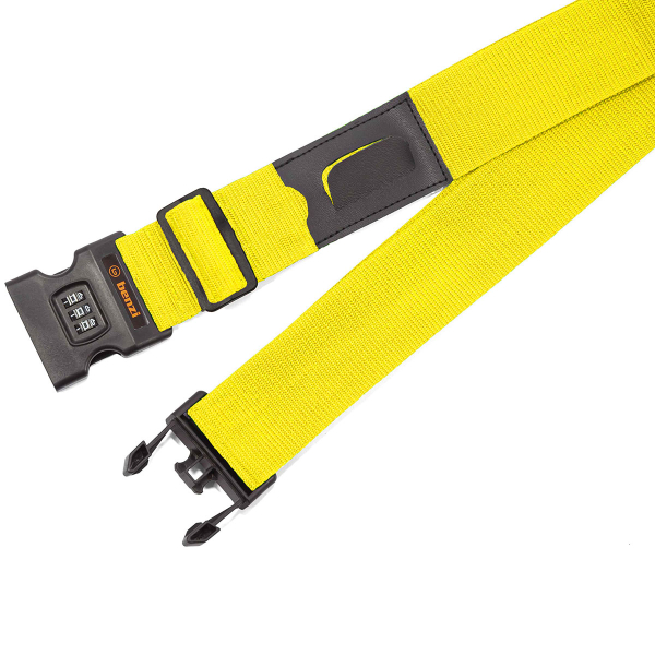 Ιμάντας Βαλίτσας 180εκ. Benzi 5837 Yellow