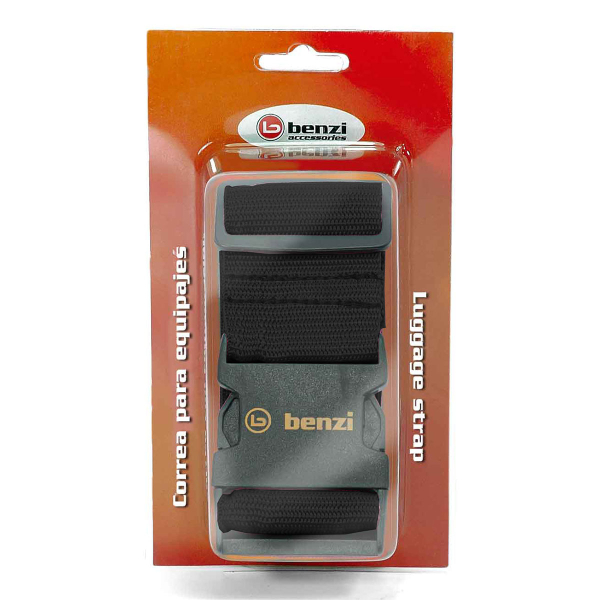 Ιμάντας Βαλίτσας 180εκ. Benzi 5838 Black