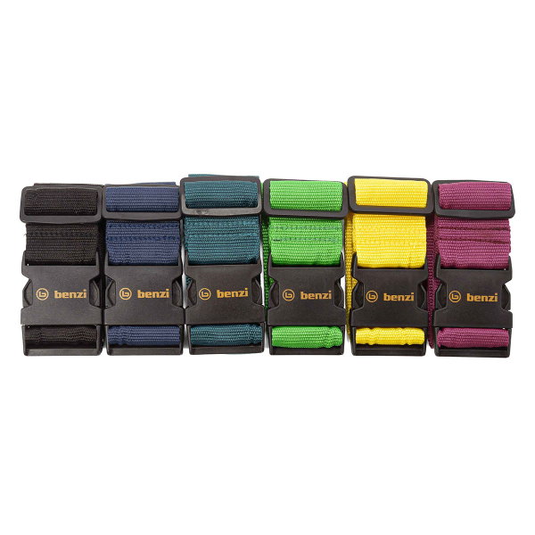 Ιμάντας Βαλίτσας 180εκ. Benzi 5838 Black